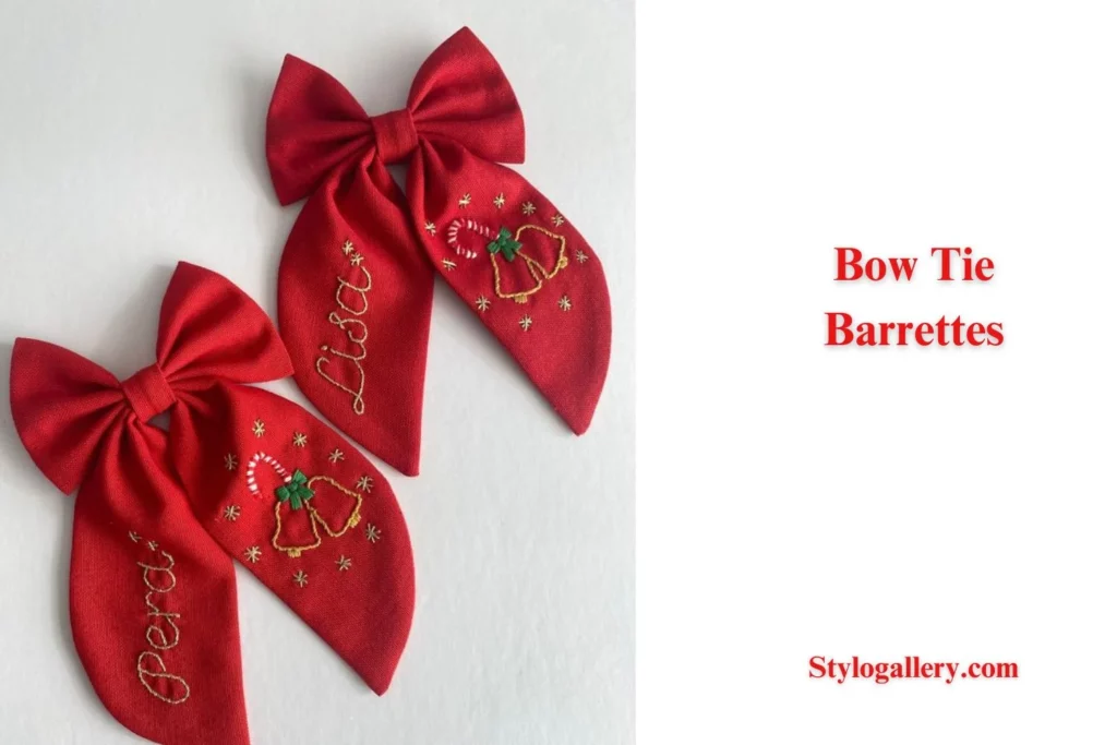 Bow Tie Barrettes