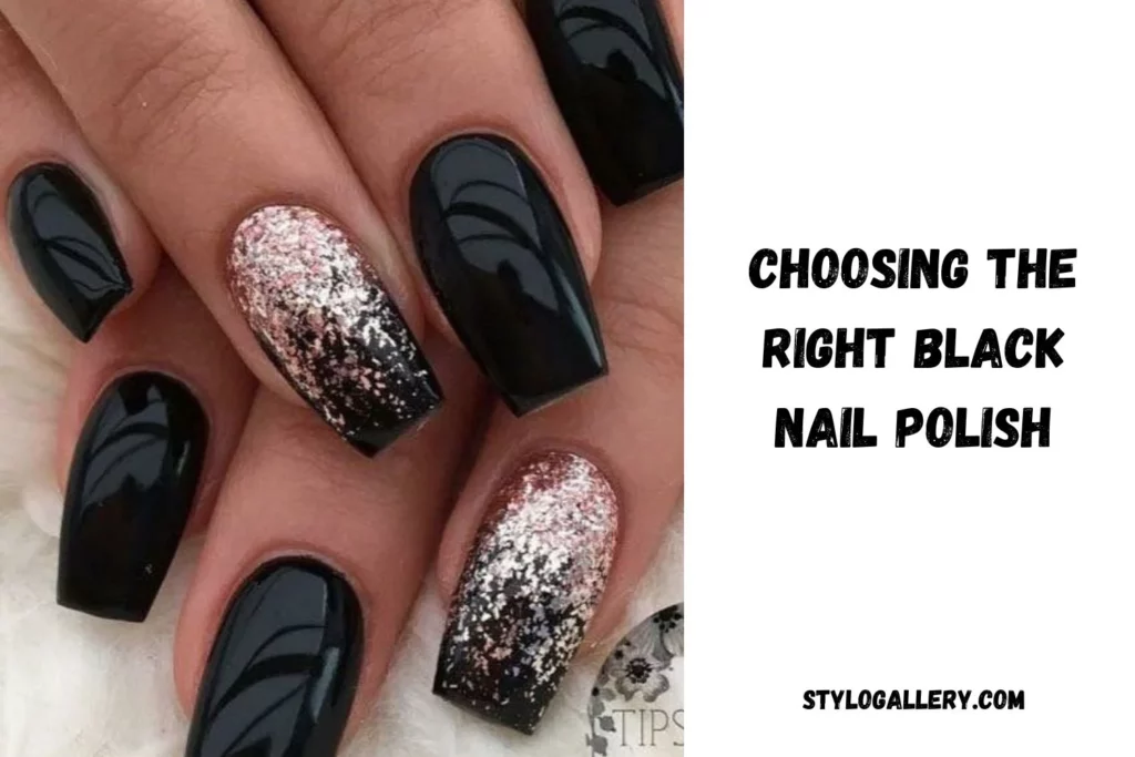 Choosing the Right Black Nail Polish