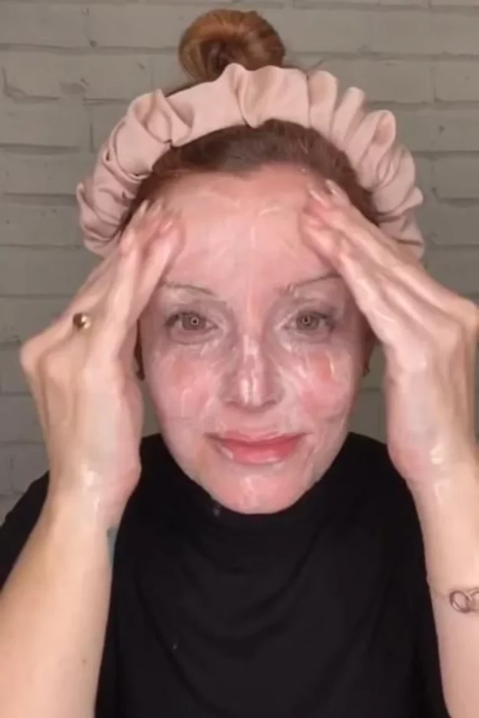 Facial Scrub Beauty Routine