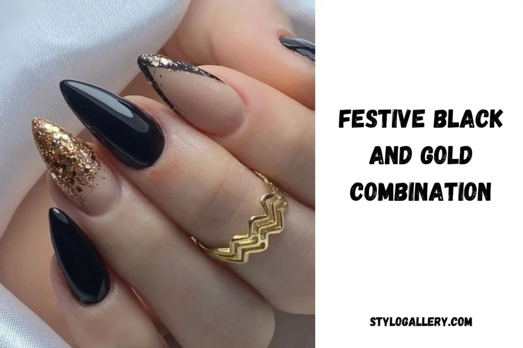 Festive Black and Gold Combination