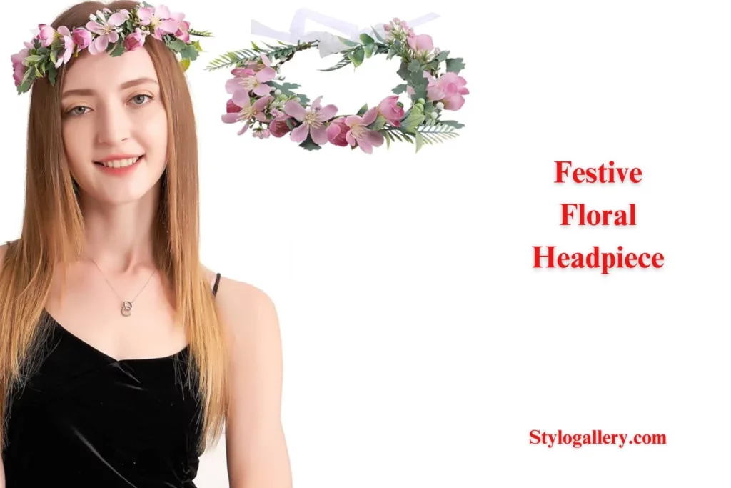  Festive Floral Headpiece