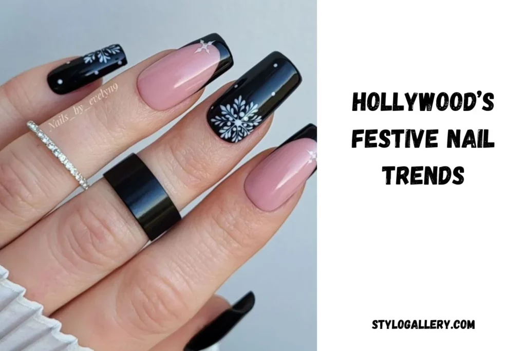 Hollywood's Festive Nail Trends