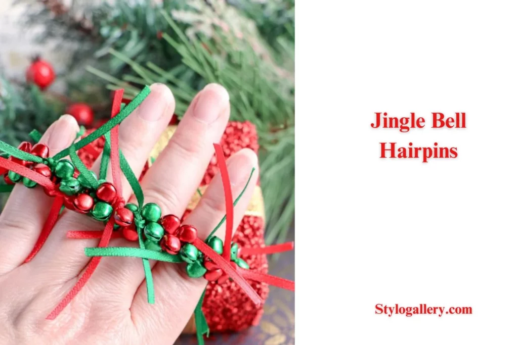  Jingle Bell Hairpins