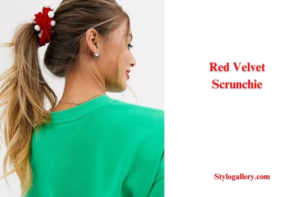  Red Velvet Scrunchie
