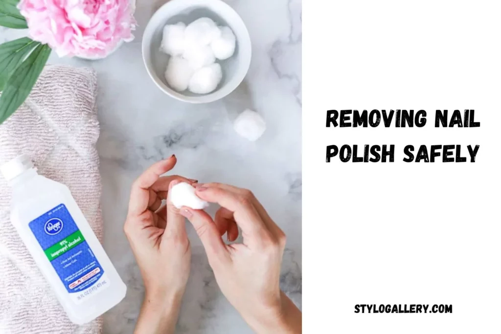Removing Nail Polish Safely