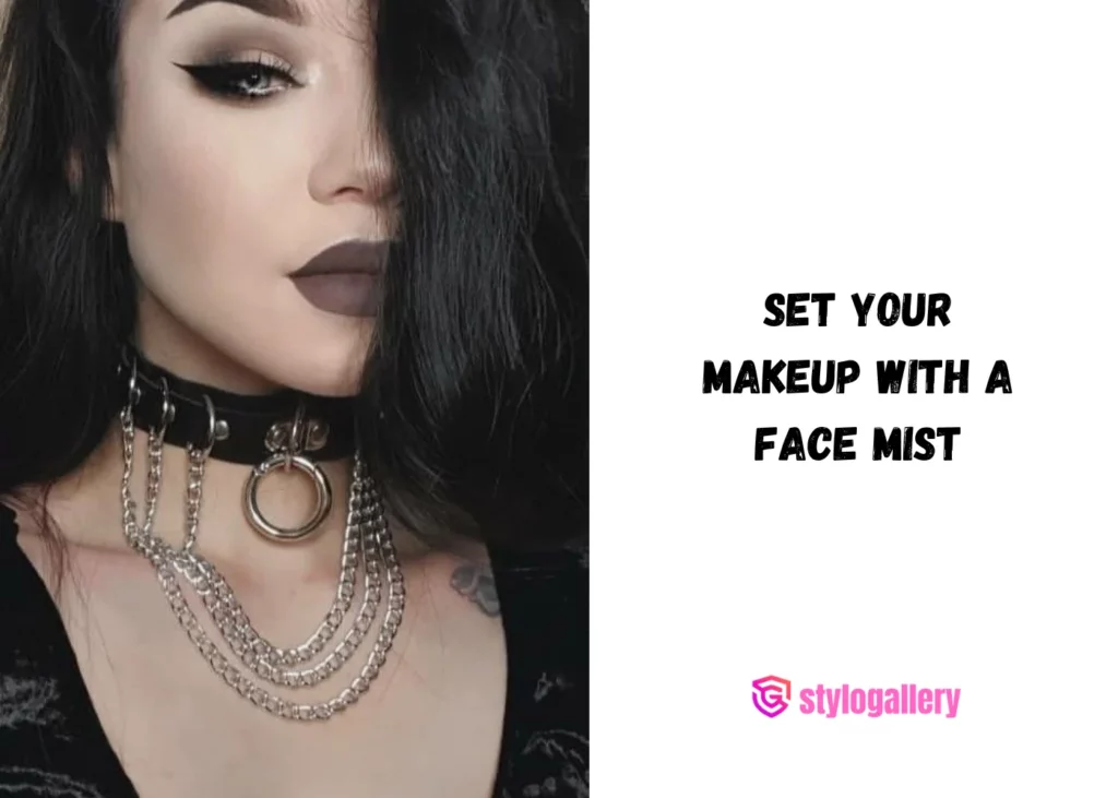Set your makeup with a face mist