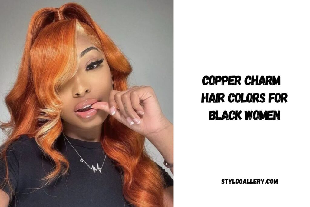Copper Charm  Hair Colors for Black Women