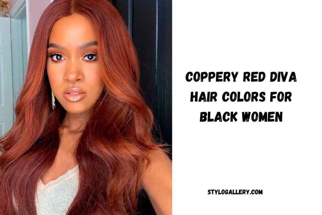 Coppery Red Diva Hair Colors for Black Women