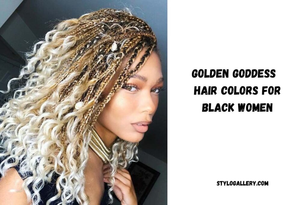 Golden Goddess  Hair Colors for Black Women