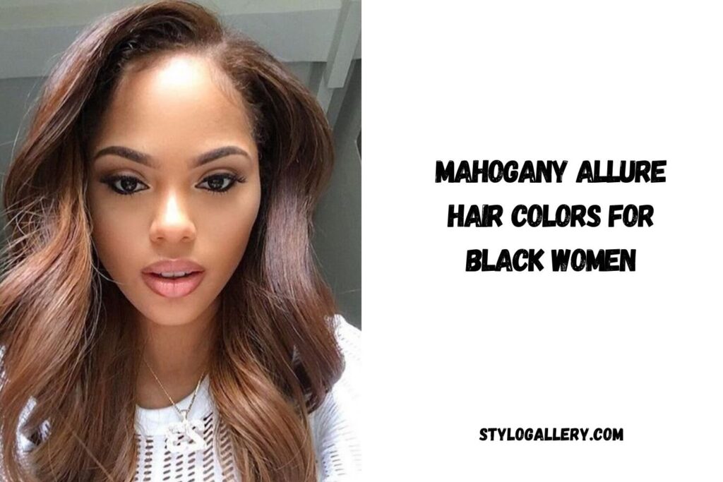 Mahogany Allure  Hair Colors for Black Women