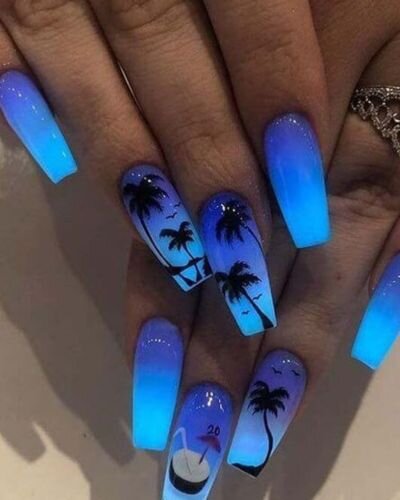 Ombre Tropical Paradise