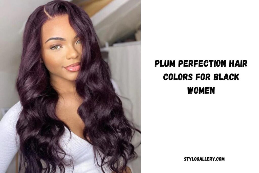 Plum Perfection Hair Colors for Black Women