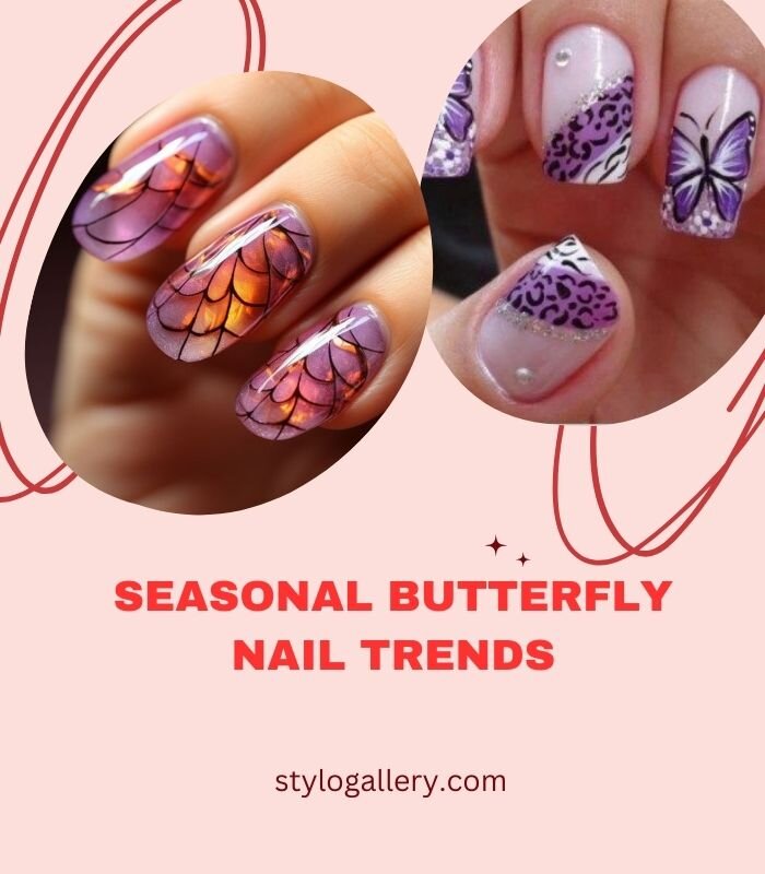  Seasonal Butterfly Nail Trends